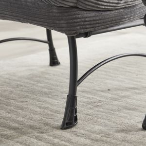 Fauteuil de salon moderne rembourré avec accoudoirs, fauteuil inclinable et ottoman, chaise longue moderne pour la lecture et la détente - Product Image 6