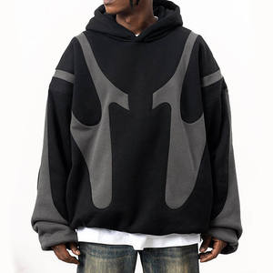 men panel <b>work</b> hoodie color block hoodie utility <b>work</b> hoodie heavyweight hoodie <b>work</b> hooded <b>sweatshirt</b> construction hoodie - Product Image 2