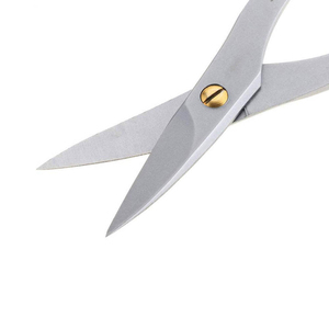 Ciseaux à cuticules en acier inoxydable, lame droite, pointe acérée, trou rond, outils de manucure durables pour adultes - Product Image 5