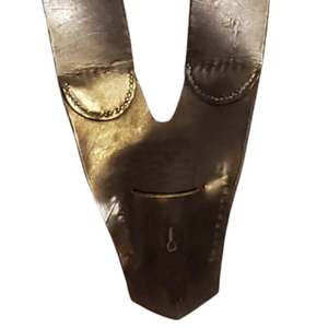 Ceinture vintage en cuir véritable de vache, ceinture décontractée à la taille, ceinture d'épaule britannique en cuivre carré, ceintures de type harnais d'épée - Product Image 5