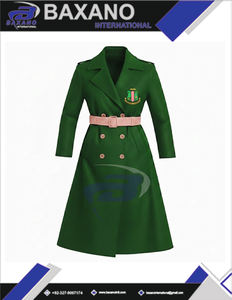 Alfa |   Kapa |   Abrigo de Lana de Alta Calidad para Mujer, Estilo Trench Coat, con Cinturón, de la Hermandad Alpha - Product Image 6