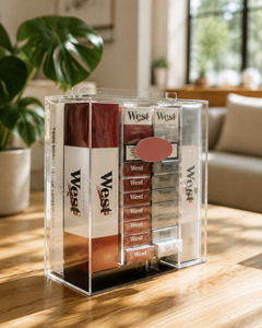 2026 New Modern Eco-friendly for Clear Acrylic Cigar Case Customizable Size Shape Pre-Assembled Artfulcosmos Perfect Blend - Product Image 2
