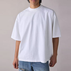เสื้อยืดเปล่าผ้าฝ้ายออร์แกนิคพรีเมียมหนา 240 GSM สำหรับการผลิตจำนวนมากและแบรนด์เสื้อผ้าสั่งทำฉลากส่วนตัว - Product Image 1