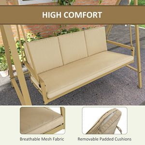 Sedia a dondolo da interno e da esterno, sedia a uovo sospesa in rattan sintetico, senza supporto, senza possibilità di reso. - Product Image 4