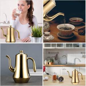 Juego de Teteras de Latón Estilo Chino con Porcelana Tradicional para Preparación de Té Gongfu, Ideal para Compradores del Mercado Asiático - Product Image 5