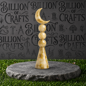 Juego de Figuras de Luna Creciente de Resina Morada Hechas a Mano, Decoración Islámica para el Hogar, Regalo para Ramadán y Eid - Product Image 5