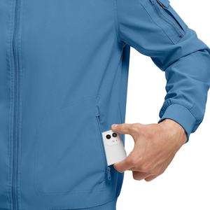 Chaqueta Bomber de Lona para Hombre de Alta Calidad, Corte Ajustado, Estilo Urbano de Invierno, con Logotipo Frontal Personalizado, Tela de Nailon/Algodón - Product Image 6