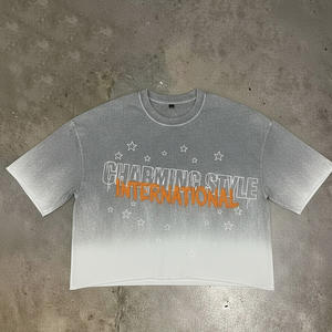 Camiseta de verano 260g de alta calidad 100% algodón, camiseta de manga corta, ropa de verano para hombre, camiseta para hombre y camiseta. - Product Image 1