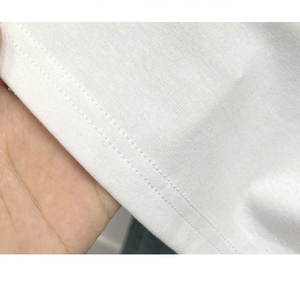 Camiseta de algodón de manga corta para mujer, estilo streetwear, con logo personalizado, corte ajustado, informal, estilo Y2K. - Product Image 2