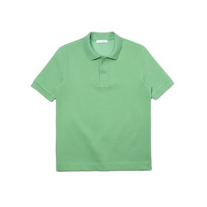 2025 camisetas de punto de algodón transpirable personalizadas para hombres Color sólido Casual Verano de talla grande para Polos - Product Image 1