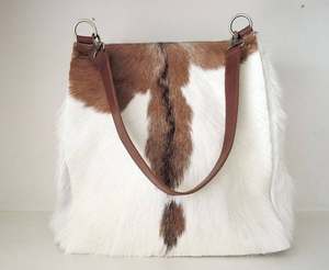 Modern Women Fashion Handbag Hair on Tote <b>Bag</b> Women durable waterproof quick dry <b>soft</b> material Affordable Price Hair on Tote <b>Bag</b> - Product Image 1