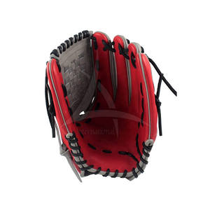 WARPRO INDUSTRY Baseball Glove <b>Blue</b> Red White Leather Knit Fabric Durable Left Handed <b>Throw</b> 12.5 Inch Professional Training - Product Image 6