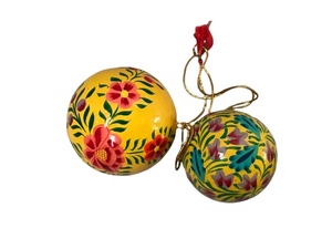 Los adornos de árbol y bolas de Navidad de Cachemira Premium elevan la decoración de sus vacaciones con elegantes adornos navideños - Product Image 3