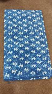 Tissu de robe en coton non cousu de style indien, tissu de robe à imprimé floral de style indien, tissu de costume Salwar Kameez imprimé - Product Image 3