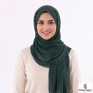 Premium Luxury Chiffon Scarf Design Soft <b>Silk</b> Feel <b>Head</b> <b>Wrap</b> Shawl OEM ODM Private Label Manufacturer - Product Image 3