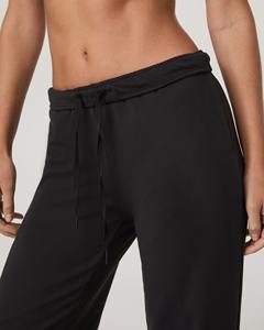 Custom Oversized <b>Fleece</b> Jogger Pants for <b>Women</b> Loose Fit Straight Leg <b>Trousers</b> Private Label Wholesale - Product Image 2