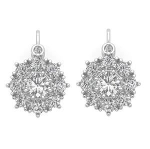 Pendientes de Diamantes Cultivados en Laboratorio de Excelente Calidad para Bodas o Cumpleaños y Regalo Romántico Disponibles a Buen Precio - Product Image 3