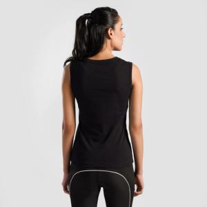 Custom Ladies Athletic Sleeveless Gym Tank <b>Top</b> Lightweight Fitness Workout Training Yoga Activewear OEM ODM Supplier - Product Image 3