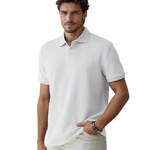 Camiseta Polo Bordada Personalizada con Logotipo para Hombre, Ropa Formal e Informal, Camiseta Polo Bordada Premium Personalizable para Hombre - Product Image 1