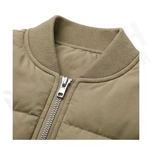 Hooded Quilted Waterproof <b>Bubble</b> Jacket Black Full Sleeve Winter Windproof Cotton Shell Knitted Fabric Polyester Filling Stand - Product Image 4