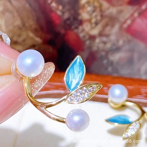 Pendientes de Perlas de Agua Dulce del Mercado de la Ciudad de Zhuji, Joyería de Ensueño Popular en el Principio del Verano - Product Image 3