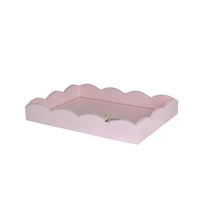 Plateau de service vietnamien en gros, bord festonné personnalisé, luxe, écologique, laqué, OEM ODM, plateau décoratif pour la restauration - Product Image 1