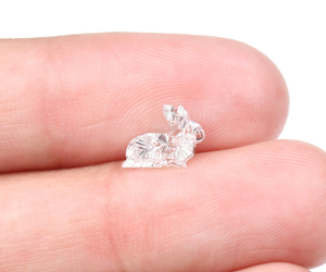 OM GEMS Diamante Cultivado en Laboratorio de Alta Calidad 1.47 CT CVD/HPHT, Corte Conejo Personalizado VVS,VS, Perforado con Láser, Diamante Suelto para Joyería - Product Image 6