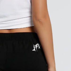 Shorts décontractés pour femmes personnalisés DTG en polyester et coton avec cordon de serrage, imprimé graphique personnalisé, coupe décontractée, pour un usage quotidien - Product Image 6