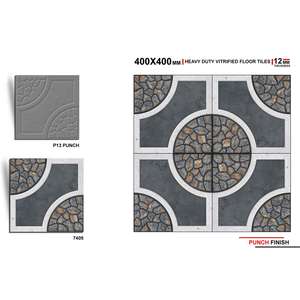 Carreaux de porcelaine émaillée haut de gamme 40x40cm pour extérieur, durables, de haute qualité, design décoratif en céramique, usage intensif - Product Image 2