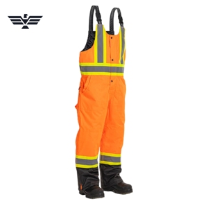 Custom Cotton Hi Vis Insulated Reflective Safety <b>Waterproof</b> Windproof Winter Work Coveralls Unisex Industrial - Product Image 1