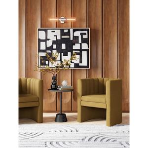 Mesa Auxiliar Redonda Minimalista con Columna de Soporte Delgada, Base Sólida y Pesada, y Superficie Amplia para Exhibición, Perfecta para Bares - Product Image 2