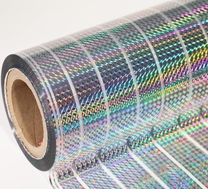 Wholesale Bulk Holographic Film <b>Roll</b> for Industrial Packaging Gift Wrap & Craft Project Strong Flexible & High Reflective Finish - Product Image 4