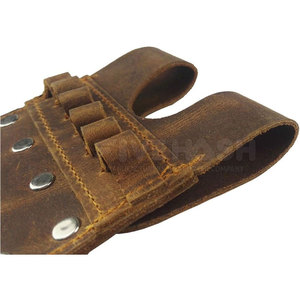 Handmade Leather <b>Quiver</b> for Archery Shooting Hunting Gear Durable Style Back Holder with Adjustable Strap and Storage Design - Product Image 3