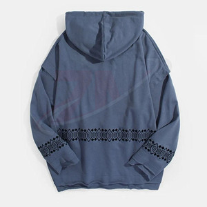 Sudadera con Capucha de Moda para Hombre, Color Azul, Último Diseño, Ropa Urbana, Personalizable con Logotipo, Calidad de Marca Disponible - Product Image 2