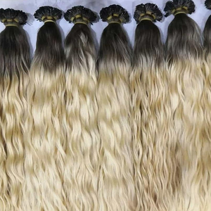 Extensions de cheveux vietnamiens Virgin FLAT TIP Bundles humains non transformés Technique slave de cheveux humains Fourniture de matériel russe - Product Image 6