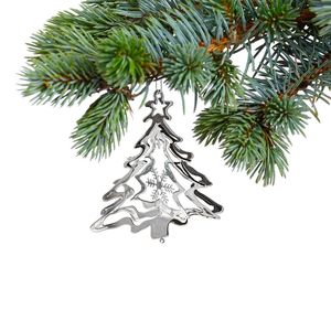 Metal Christmas Hanging Ornament Reusable Iron Tree Decoration For Sustainable Holiday Celebrations - Product Image 4