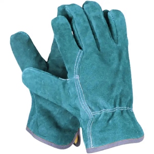 Economic Cowhide Split Leather Driving <b>Gloves</b> Long Lasting Heavy Duty Reflective Safety Work Soft Jackets Fireproof Plain - Product Image 5