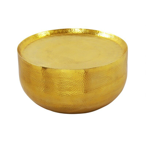 Luxury Hammered Metal Coffee <b>Table</b> <b>Gold</b> Finished For Home Hotels Living Room Decorative Furniture <b>Round</b> Coffee <b>Table</b> - Product Image 5