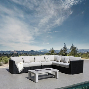 Meubles de jardin modulaires durables Presley-F pour usage extérieur - Product Image 1