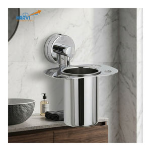 Arion Collection Eco-Friendly <b>Wall</b>-Mounted Modern Tumbler <b>Holder</b> Premium Bathroom Accessory <b>for</b> Hotel Use <b>Toothbrush</b> Tumbler - Product Image 1