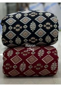 ผ้าเรยอนพิมพ์ลายแบบแห้งเร็ว เนื้อผ้าทอเบา สำหรับเสื้อผ้าสตรี เบลเซอร์ ชุดสูท เดรส มีสินค้าพร้อมส่ง - Product Image 4