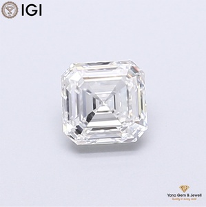 Diamant de laboratoire CVD 1,00 carat, couleur E, clarté VVS1, taille Asscher, avec certificat IGI pour pendentif solitaire classique - Product Image 1