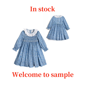 Ready to Ship Wholesale Kids Dress Frocks Hand Smocked Children Clothing Smock Toddler Girls Clothes Baby Girl Dresses - Product Image 4