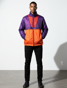 <b>Men</b> Custom Logo Design Streetwear Windbreaker Rain <b>Jacket</b> Softshell Waterproof Woven Outdoor Sports <b>Running</b> Nylon TPU Spandex - Product Image 1