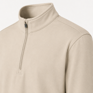 Sweat-shirt en gros : Fermeture éclair quart de tour personnalisée en molleton bouclette pour les détaillants sportifs américains, logo, faible MOQ, tailles S-XL - Product Image 4