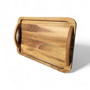 Bandeja Moderna para Lavavajillas de Madera de Acacia con Diseño Floral Hecha a Mano, Modelo FWE-006, Nueva, Personalizada, Venta al por Mayor Directa de Fábrica, la Más Vendida - Product Image 2