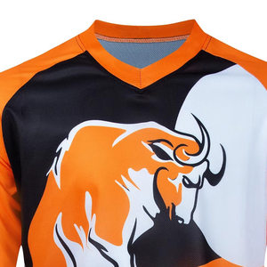 Maillot de cyclisme de motocross personnalisable à manches longues pour la course hors route VTT - Product Image 5