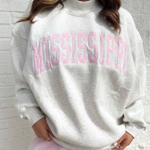 Tennessee OEM <b>Mock</b> <b>Neck</b> Crew <b>Neck</b> Cotton Fleece Pullover Women Men Ladies Unisex Polka Dot Gingham Patch Embroidery Tackle Twill - Product Image 6