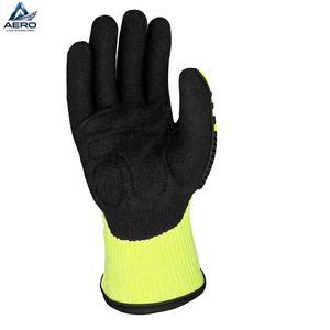 2026 Hand Made Newest Product Ergonomic Design With Enhanced Grip And Durable Neon Flex Industrial Safety TPR <b>Gloves</b> - Product Image 3