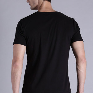 เสื้อยืดผู้ชายขายดี สีพื้น ผ้าฝ้าย 100% ผลิตจากผ้าถักคุณภาพสูง แห้งเร็ว มีจำหน่ายแล้ว - Product Image 2